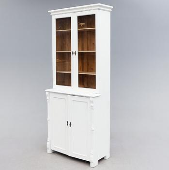 VITRINSKÅP, sent 1800-tal.