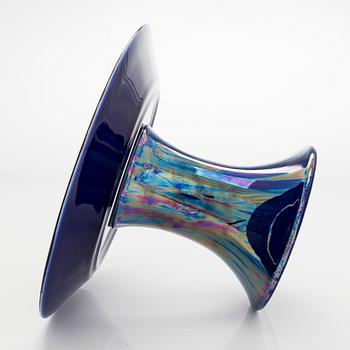 Birger Kaipiainen, a footed 'Florence´ ceramic dish, marked Birger Kaipiainen, Arabia Finland.