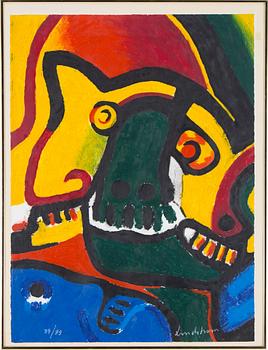BENGT LINDSTRÖM, Colour litograph with carborundum. Signed Lindström and numbered 89/99.