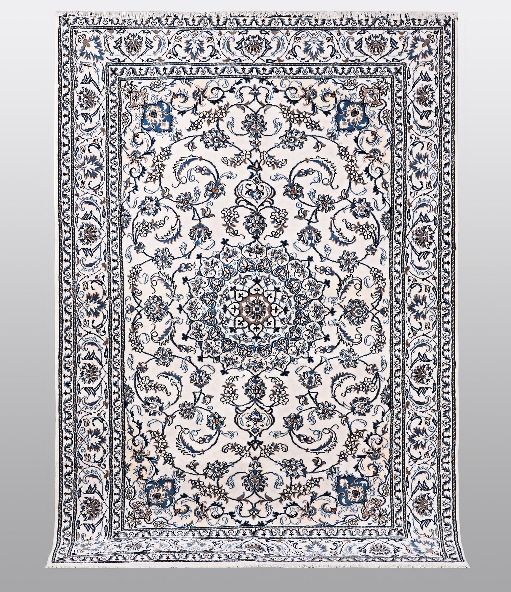 A carpet, Nain, 285 x 196 cm.