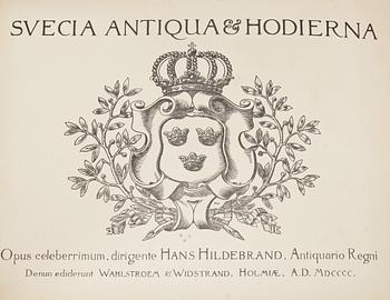 BOK, Suecia Antiqua & Hodierna, Iduns Tryckeri Stockholm 1900.