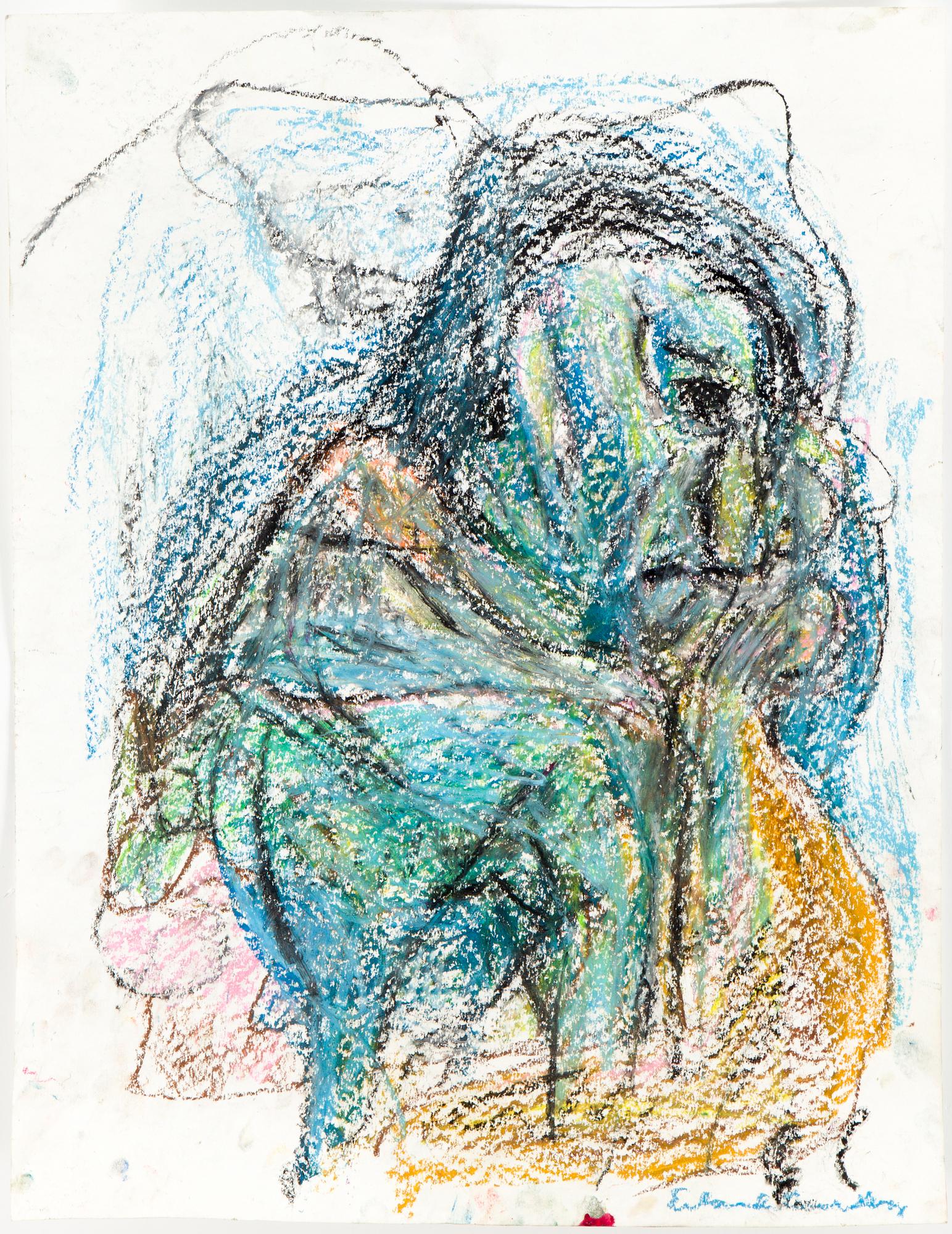 ERLAND CULLBERG, Chalk drawings, 10, signed.