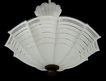 TAKLAMPA, 1900-talets mitt, höjd 63 cm.
