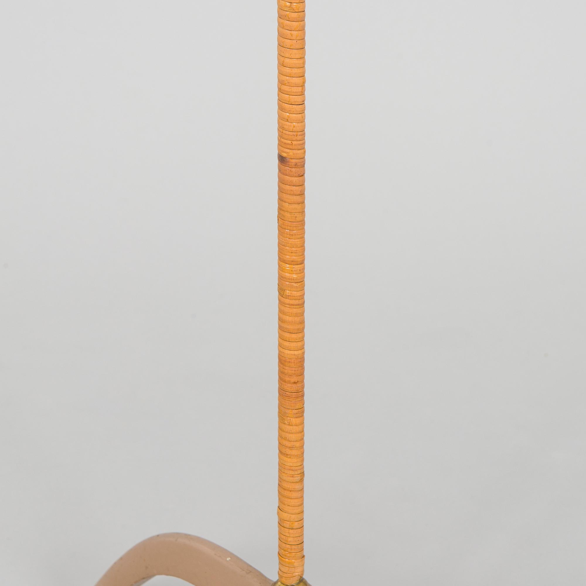 Paavo Tynell, golvlampa, modell 9609, Idman, 1900-talets mitt.