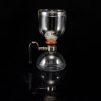 GERHARD MARCKS, coffee machine, "Sintrax", Jenaer Glaswerk, Schott & Gen, Germany.