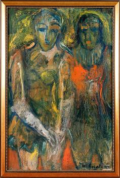 MONICA LORENTZON, olja på duk, signerad.