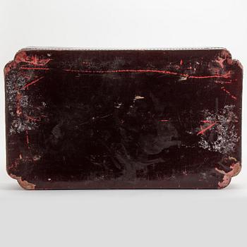 A painted Japanese four tiered box, 20th Century.