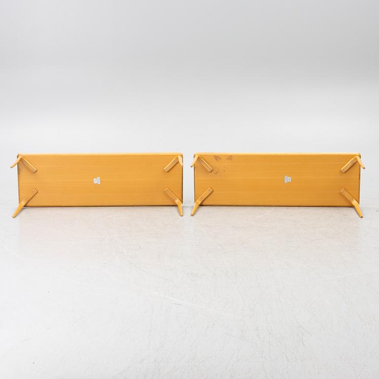 Bruno Mathsson, two 'Annika' tables, Bruno Mathsson International, Värnamo, Sweden.