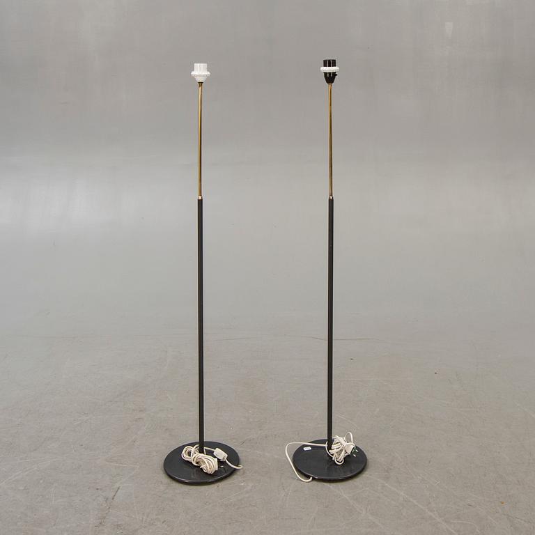 Bergboms, a pair, floor lamps, 1960s.