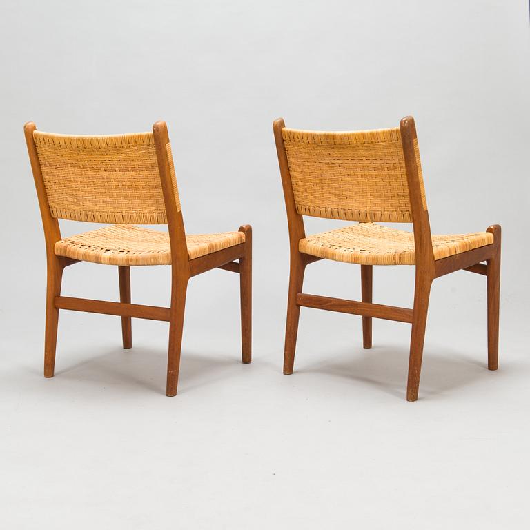 Hans J Wegner, tuoleja 7 kpl, malli  CH-31 Carl Hansen & Son, Tanska 1960-luku.