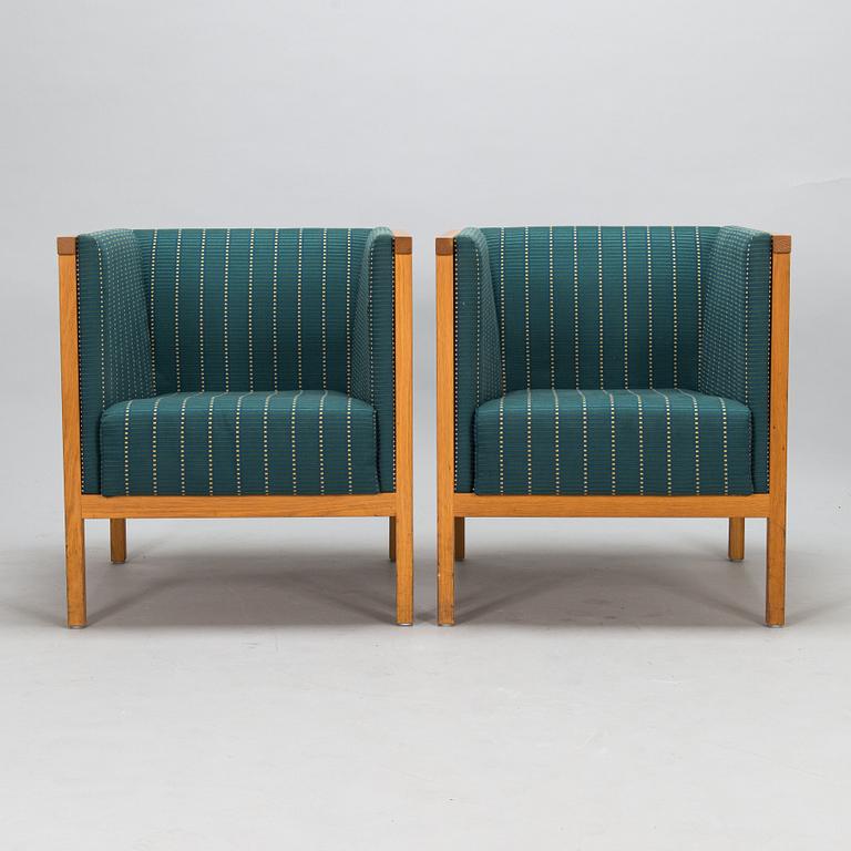 Åke Axelsson, a pair of 'Neptunus' armchairs, Galleri Stolen, Sweden.