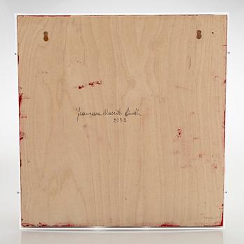 Francesca Mascitti-Lindh, installation "Passione", signerad Francesca Mascitti Lindh 2023.
