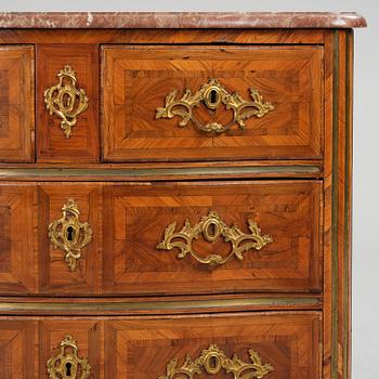 Byrå, Parisarbete, 1700-talets mitt, Louis XV.