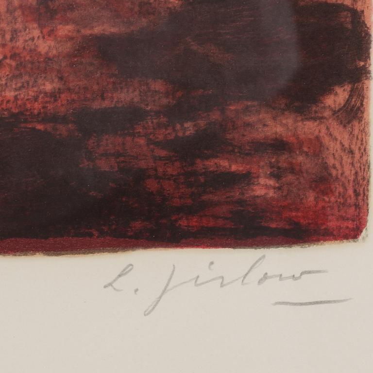 LENNART JIRLOW, färglitografi, signerad och numrerad 249/310.