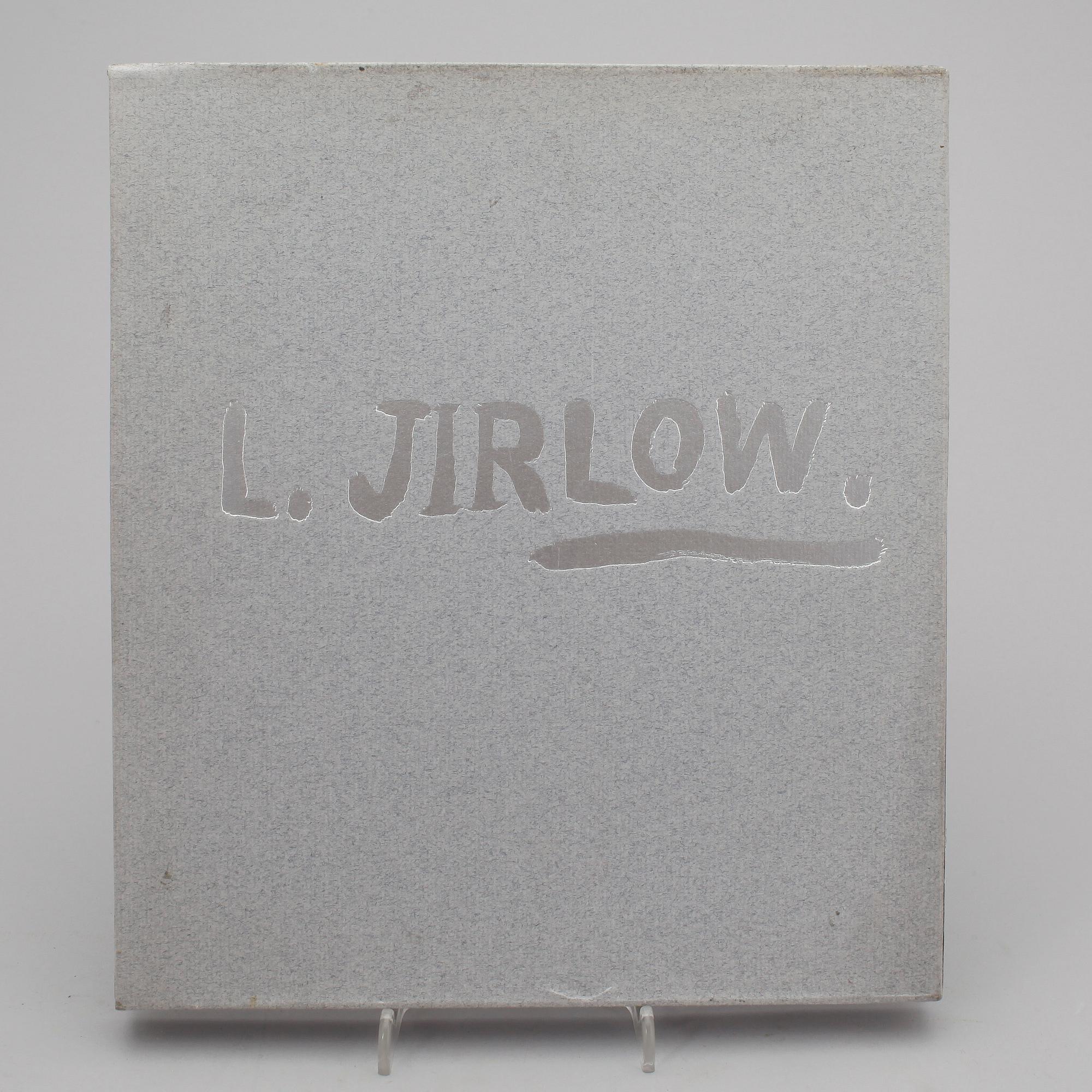 BOK med ORIGINALLITOGRAFI, "Lennart Jirlow", Göran Sellgren, Bonniers, 1978, numr 313/350.