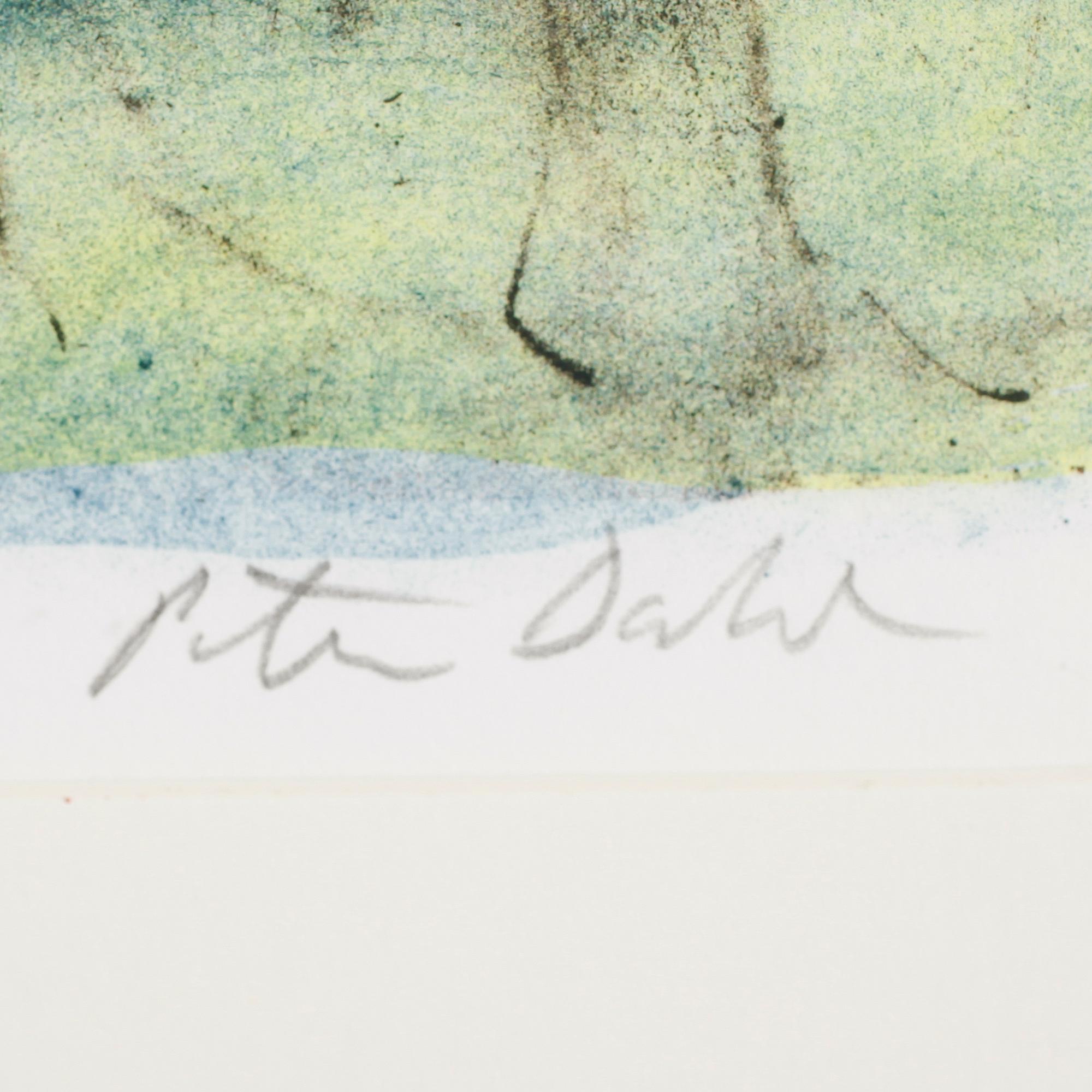 PETER DAHL, färglitografi, signerad, numrerad 284/350.