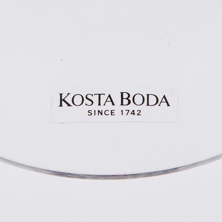 LASIPARI, "Millennium" Bertil Vallien, Kosta Boda, signeeratut ja numeroidut 12182 ja 12183.