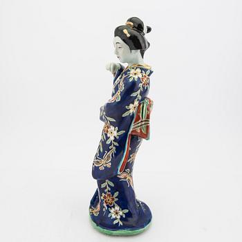 Figurin Japan 1900-talets början porslin.