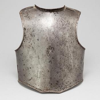 A Swedish late 17th century Cuirass.