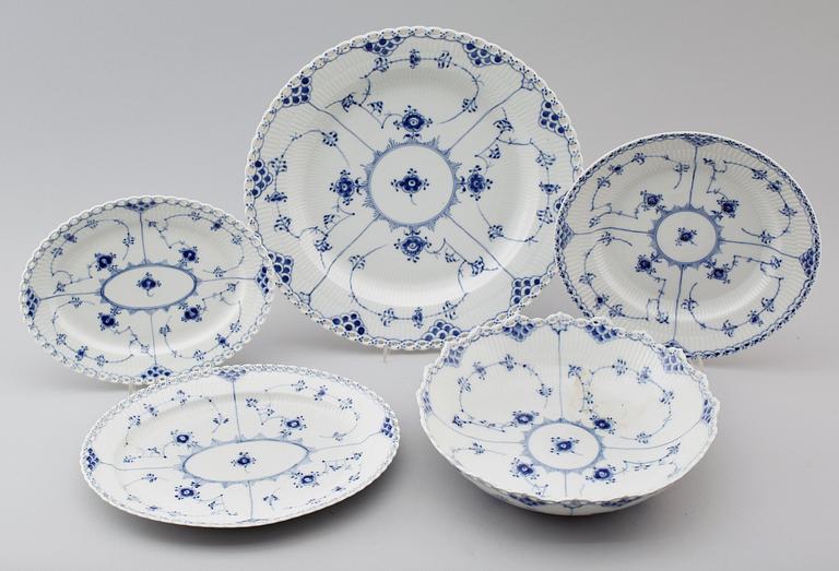 SERVISPORSLIN, 5 delar, Royal Copenhagen.