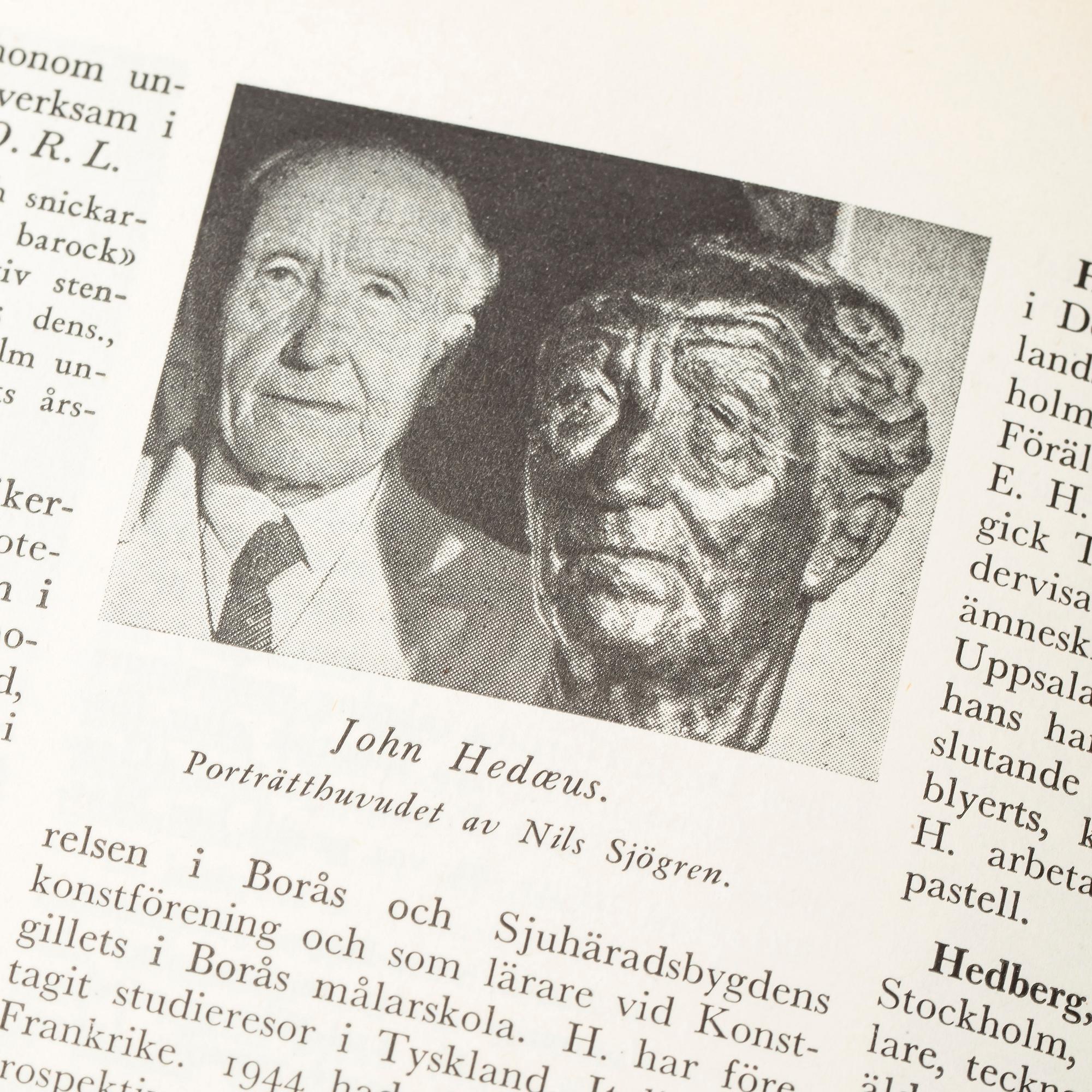 BÖCKER, 5 volymer, Svenskt Konstnärslexikon I-V, Allhems Förlag, 1952-1967.
