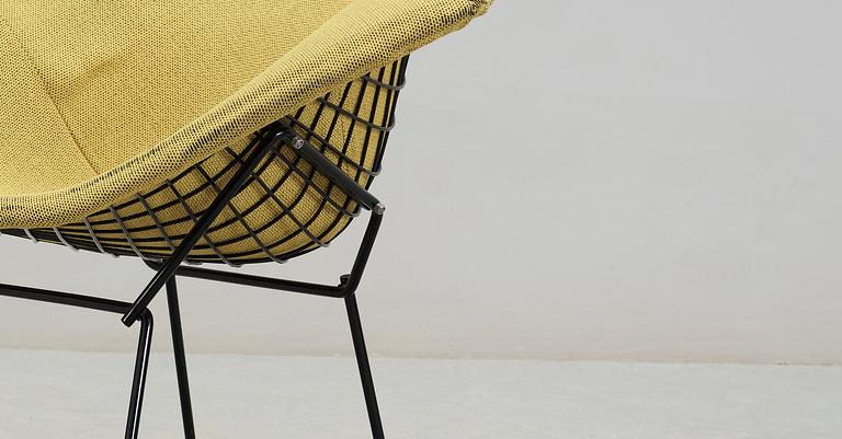 FÅTÖLJ, "Diamond chair", Harry Bertoia, modellen formgiven år 1952.