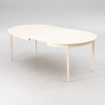 Carl Malmsten, a dining table with six chairs, end of the 20th century.