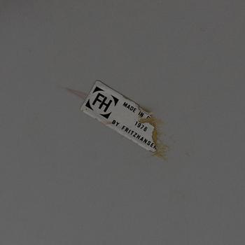 A "Superellips" table by Bruno Mathsson and Piet Hein for Fritz Hansen.