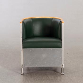 Mats Theselius, fåtölj, "Aluminium", Källemo, formgiven 1990.