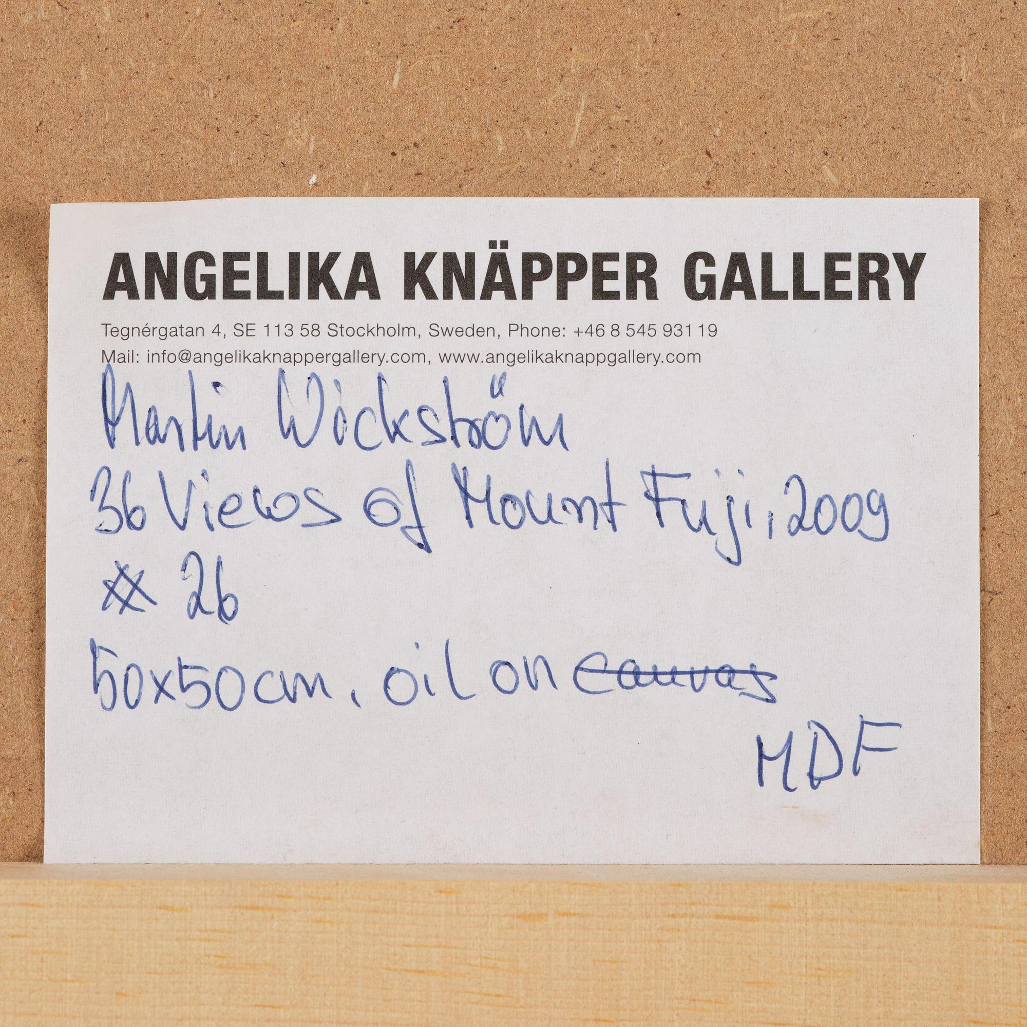Martin Wickström, "36 Views of Mount Fuji, No. 26".