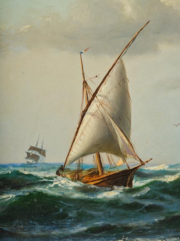 Christian Fredrik Swensson, French line ship for steam engine.