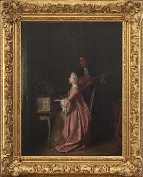 JEAN CAROLUS, olja på duk, signerad.