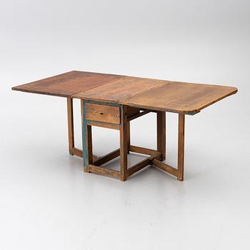 Drop-leaf table, 19th century.