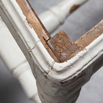 Eight Gustavian chairs by L Söderholm.