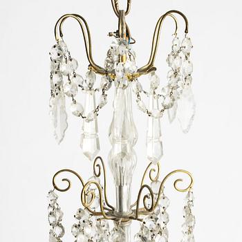 Ljuskrona, oscariansk, 1800-talets andra hälft.