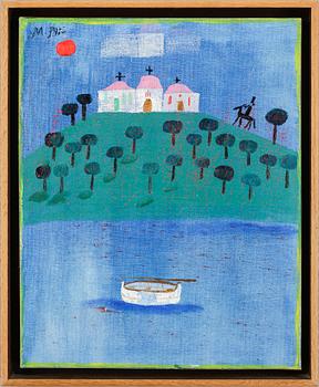 MADELEINE PYK, olja på duk, signerad.