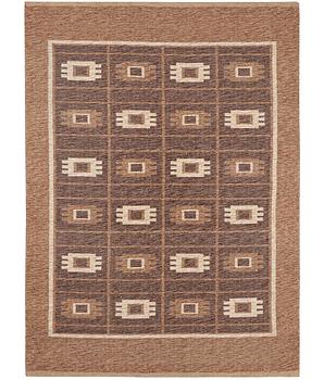 A flat weave carpet, c. 235 x 169 cm.