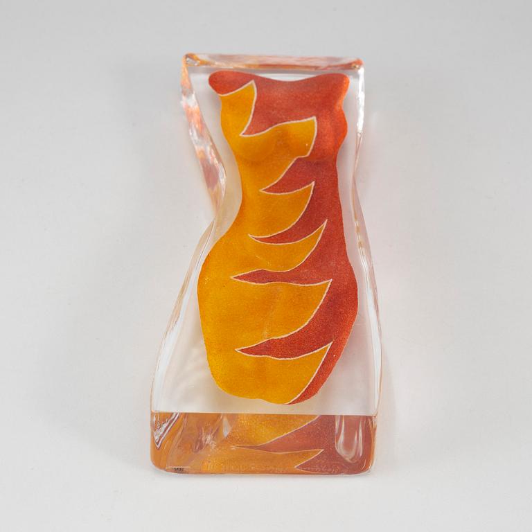 ERIK HÖGLUND AND ERIKA HÖGLUND, two glass sculptures, Strömbergshyttan  and Målerås.