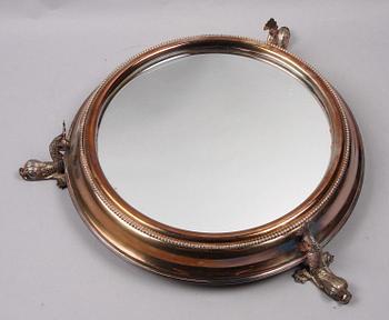 SPEGELPLATÅ, nysilver, tidigt 1900-tal.