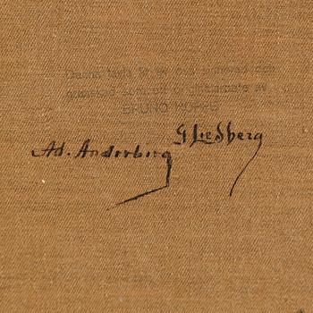 BRUNO HOPPE, tillskriven, olja på duk. Intygad a tergo.