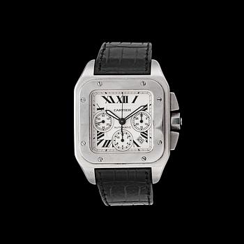 1106. A Cartier 'Santos 100' gentleman's wrist watch, automatic.
