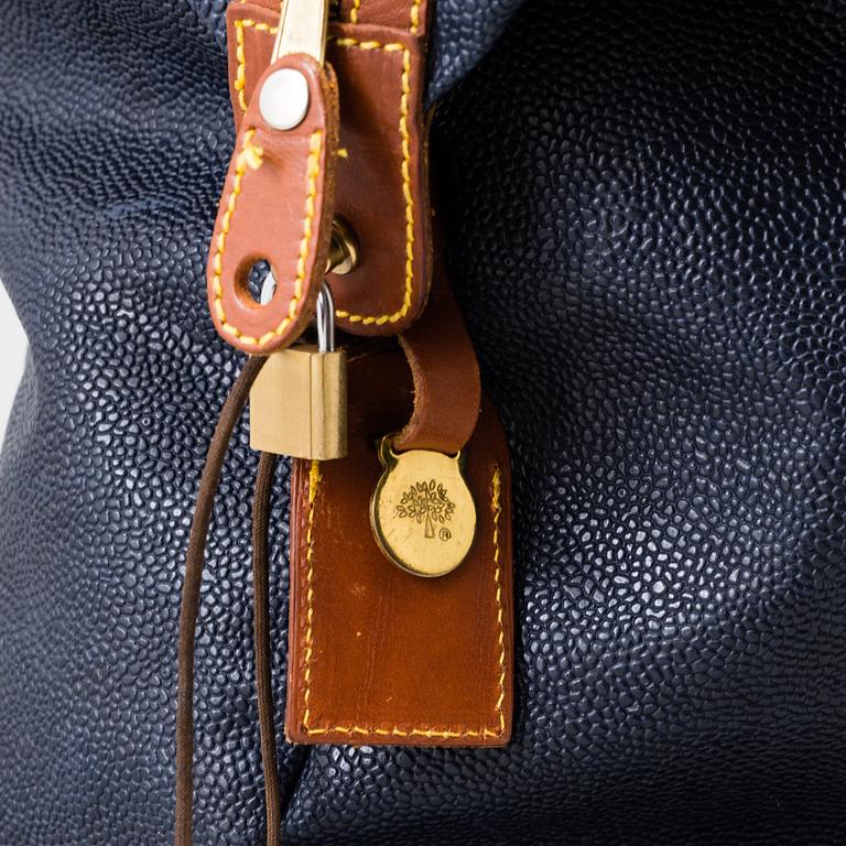 A weekend bag by Mulberry.