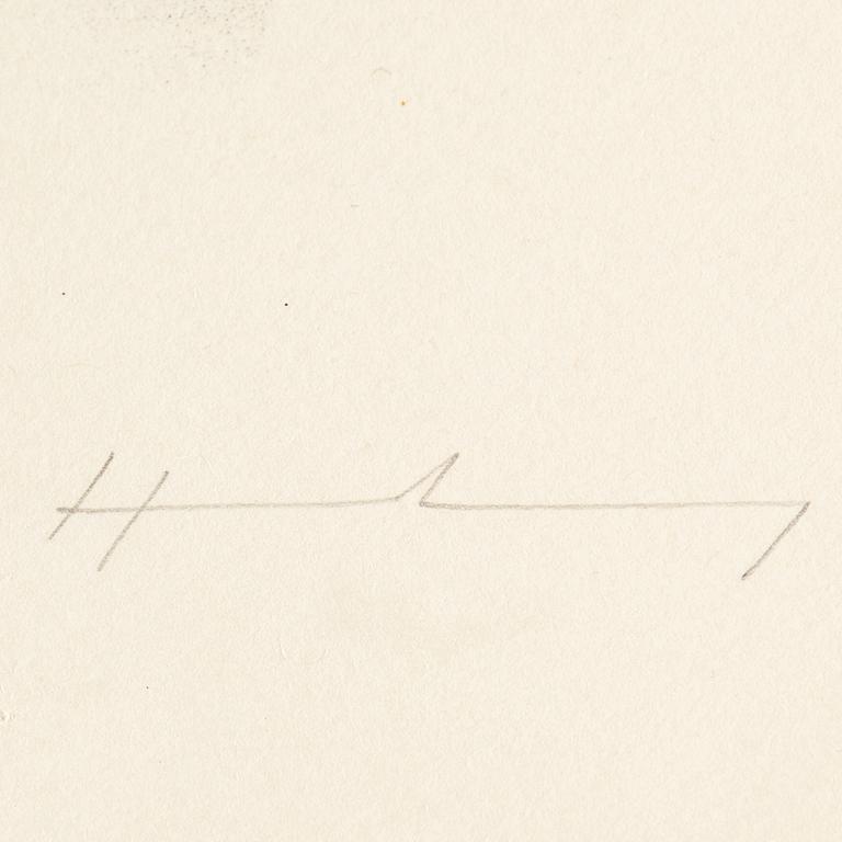 HANS HARTUNG, lithograph, signed and numbered 30/70.