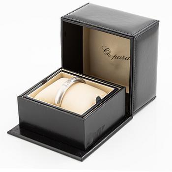 Chopard armband 18K vitguld med runda briljantslipade diamanter "Happy diamonds".