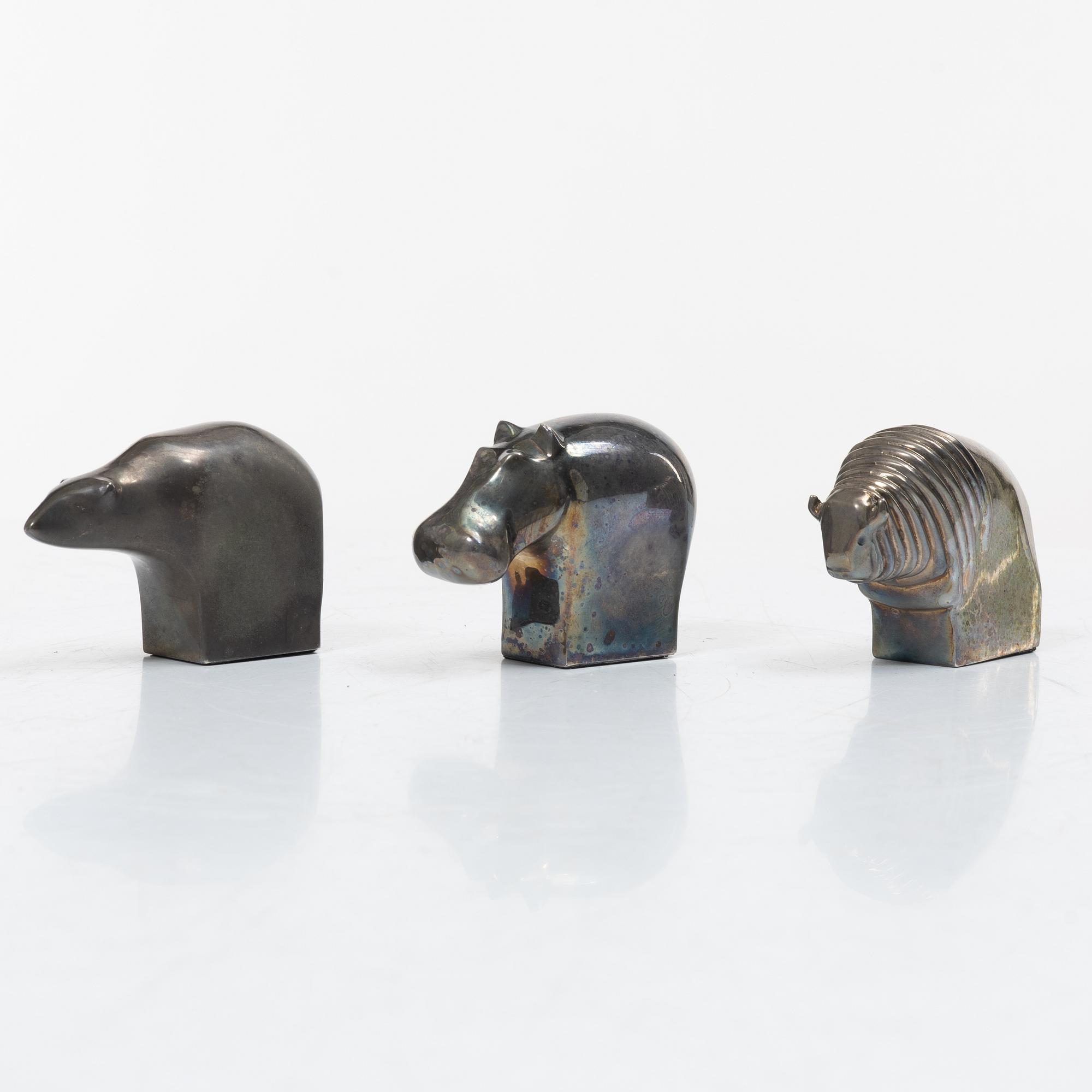 Gunnar Cyrén, five figurines, Dansk Designs, Japan.