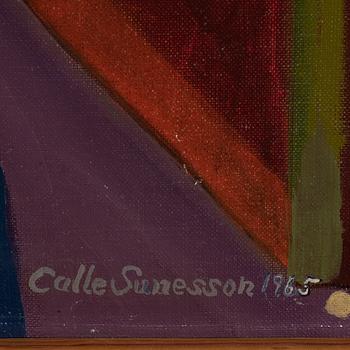 KEJSAR CALLE SUNESSON, olja på duk, signerad och daterad 1965.