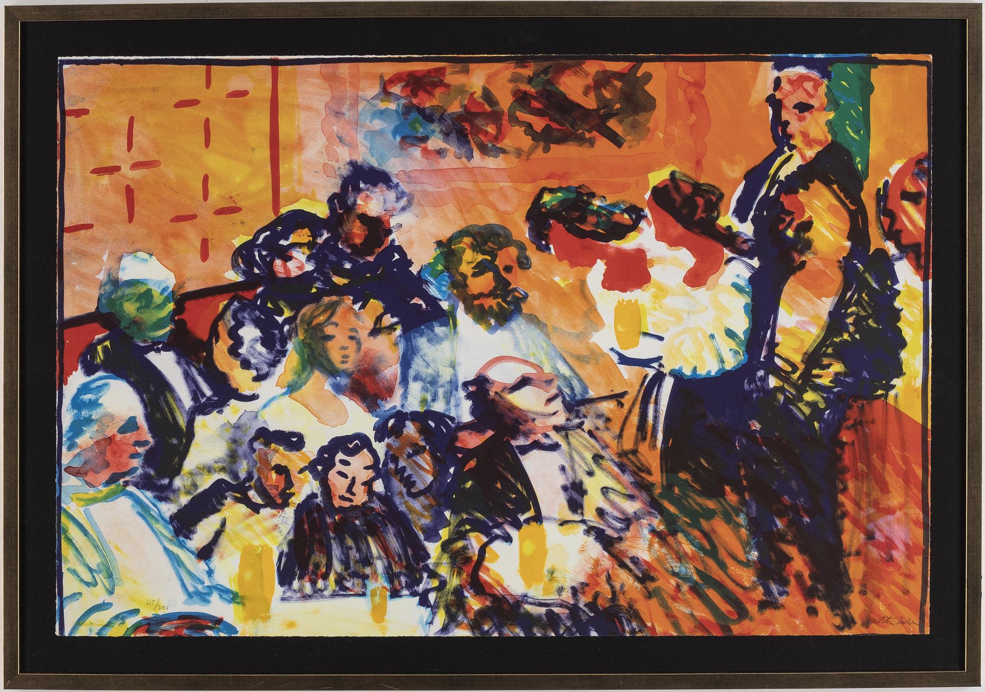 PETER DAHL, a lithograph in colours, signed and numbered 215/290.