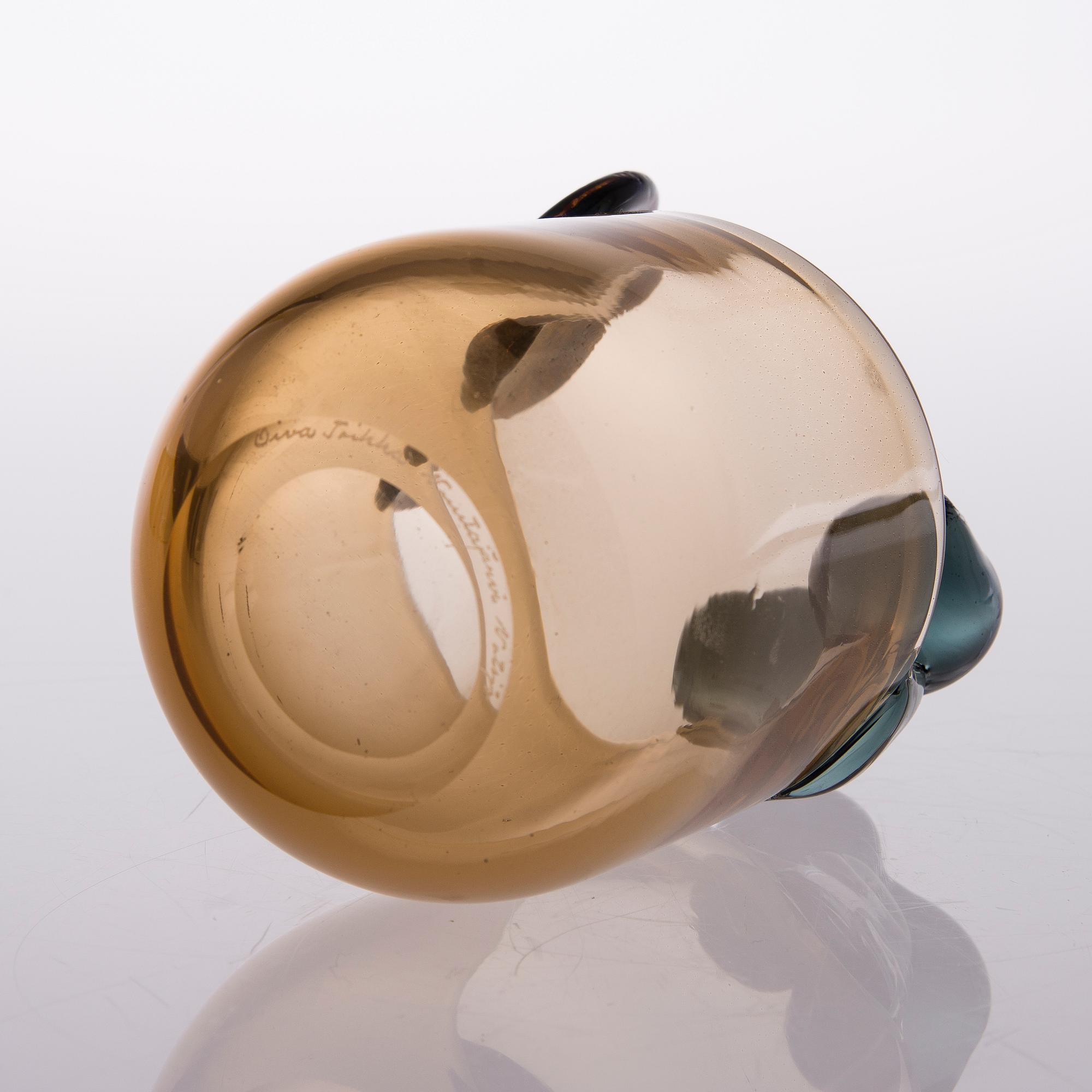 A 'Pompom' vase, signed Oiva Toikka, Nuutajärvi Notsjö.