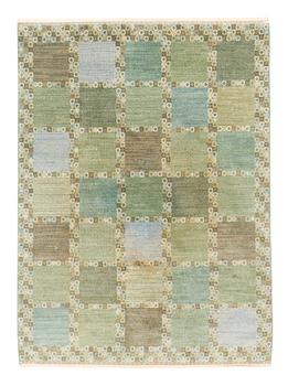 203. Barbro Nilsson, a carpet, "Gröningen ljus", knotted pile, ca 244,5 x 173-174,5 cm, signed AB MMF BN.