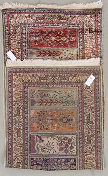 MATTA, Kayseri Saff, semiantik. Part silk. Ca 230x86 cm.